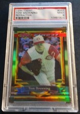 1994 TOM BROWNING FINEST REFRACTOR #337 PSA 9 REDS POP 4 (365)