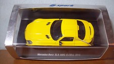 1/43 SPARK S1058 MERCEDES-BENZ SLS AMG E-CELL 2010 IN YELLOW