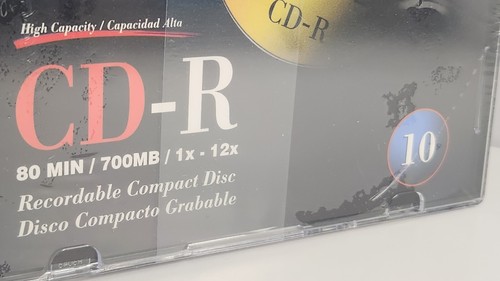 IBM CD-R 10 pack 80 min 700MB 1x-12x Sealed New Recordable Compact Disc - Photo 4/7