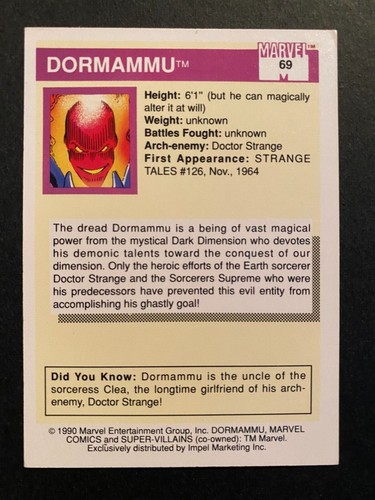 Finish Your Set - 1990 Impel Marvel Universe Series 1 Cards - Combined Shipping - Picture 139 of 329