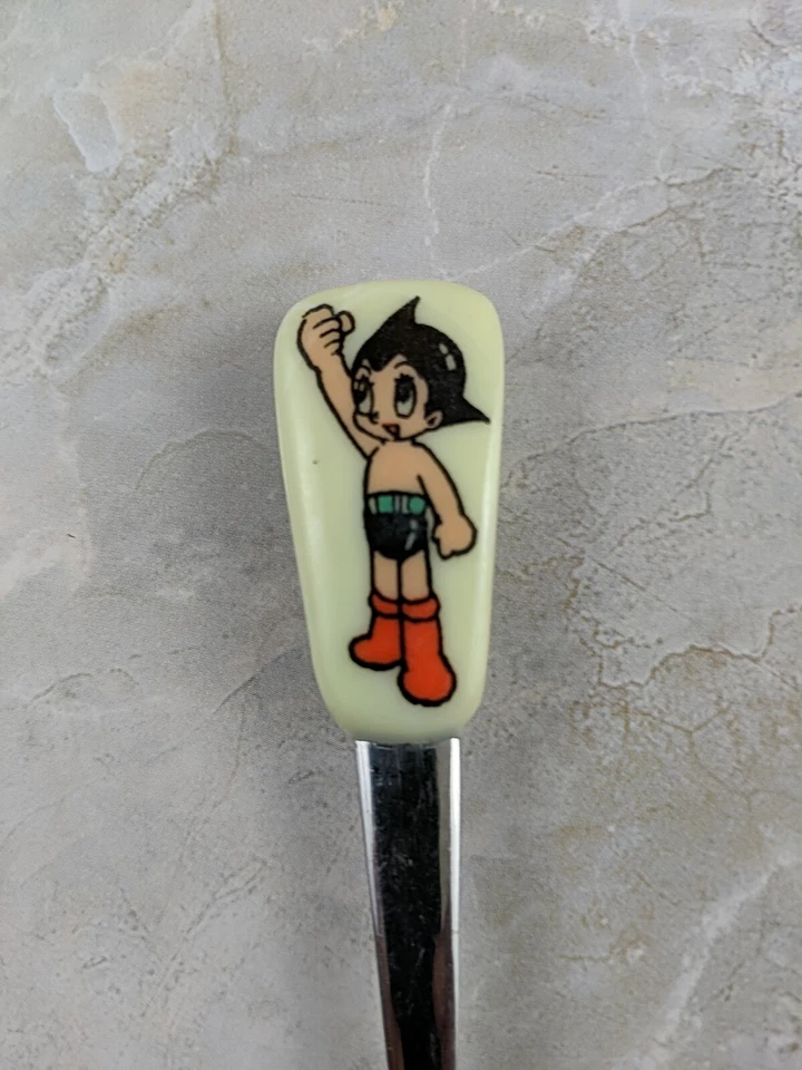 Tenedor de uranio vintage años 60 raro Astro niño & niña manga japonés Foto 2 de 4