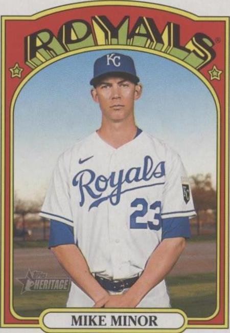 2021 Topps Heritage High Number - Mike Minor #617 - 1 of 1