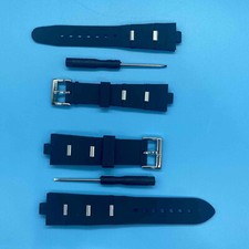 Replacement For Bvlgari Diagono Silicone Rubber Watch Strap Band W/ Tool US