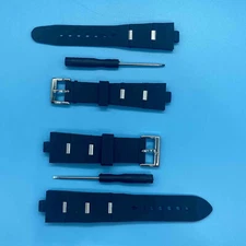 Replacement For Bvlgari Diagono Silicone Rubber Watch Strap Band W/ Tool US