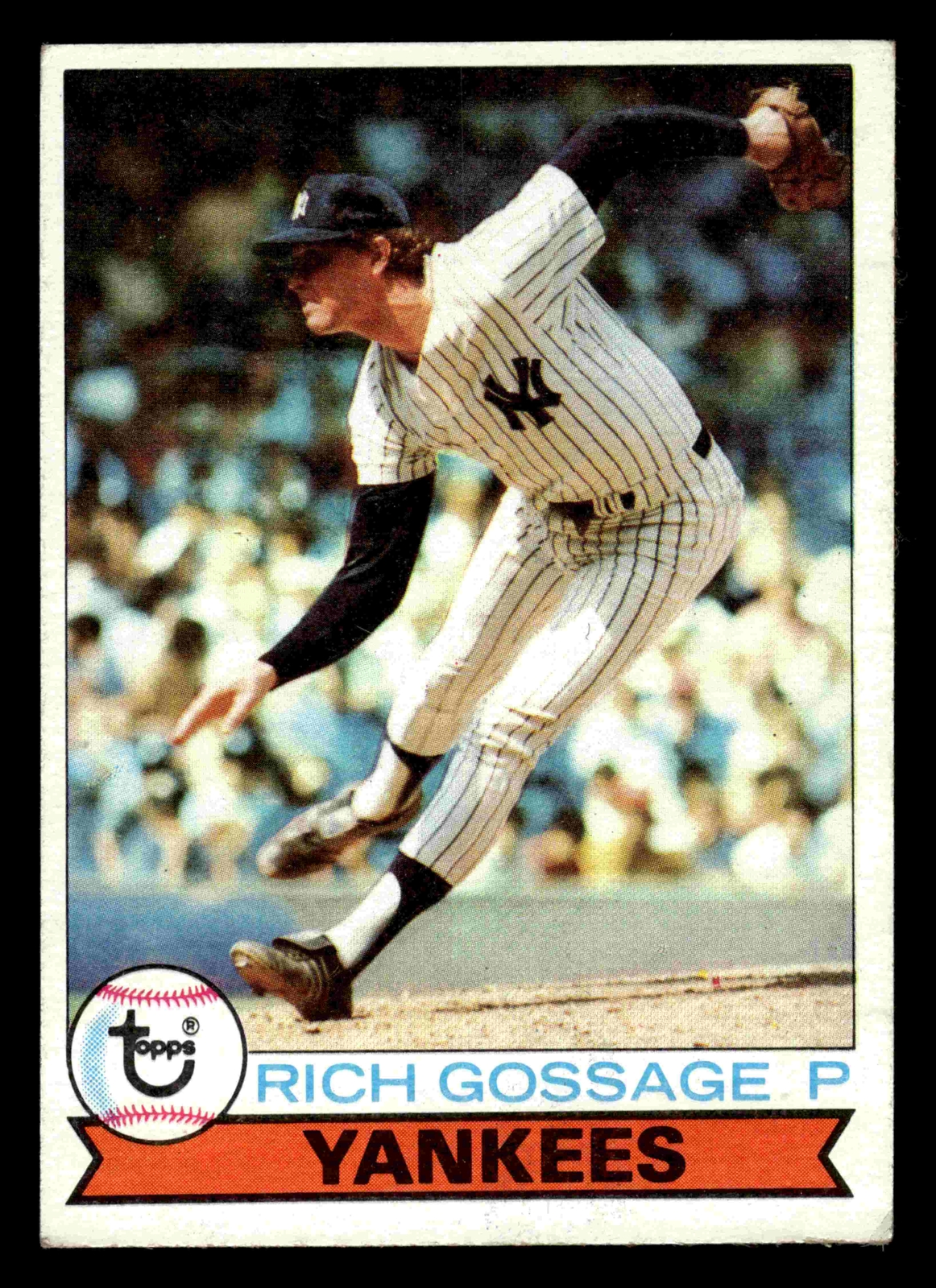 1979 Topps Burger King Rich "Goose" Gossage (HOF) #10 - New York Yankees