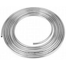Brake pipe Bundy tubing 3/8" 2.5 MT Fuel Line / Transmission line STEEL silver - Picture 1 of 1