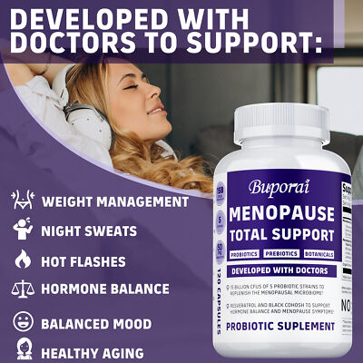 Menopause Total Support 120pcs - Probiotic, To Relieve Menopausal Symptoms