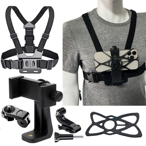 Mobile Phone Chest Mount Harness Strap Cell Phone Holder Mount for Video Mobile - 第 14/28 張圖片