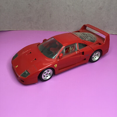 ミニカー Hot Wheels 1/18 Ferrari F40 100% Hot Wheels Ferrari F40 Red 1:18 Scale Diecast Model Car