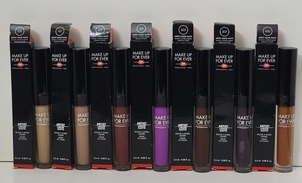 MAKE UP FOR EVER ARTIST LIQUID MATTE LIQUID LIP COLOR 0.08 fl oz PICK YOUR SHADE - Image 2 of 2
