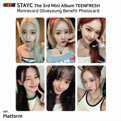 StayC The 3rd Mini Album TEENFRESH Minirecord Oliveyoung Benefit