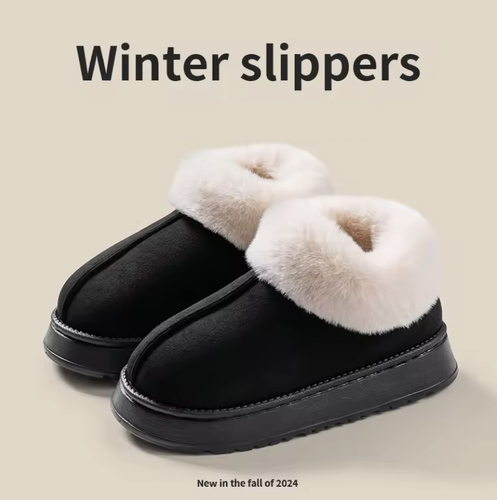 Slippers Fluffy Booties Womens Fur House Shoes Winter Ankle Indoor Plush 20% OFF - Picture 25 of 29