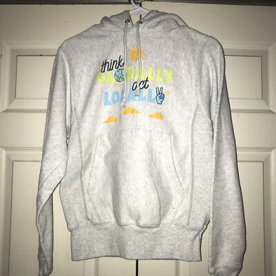 Champion Hoodie X-Small   Think Globally Act Locally 