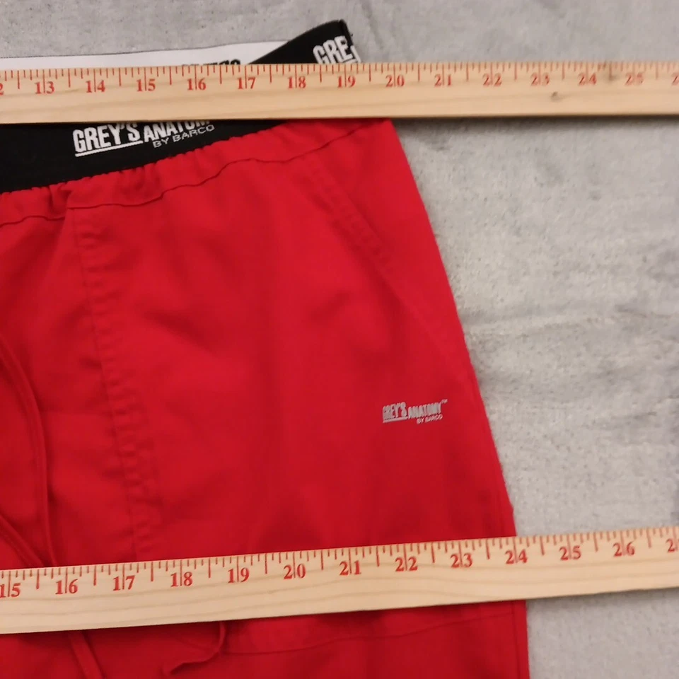 Grey's Anatomy Active Scrub Pants Womens 3XL Red Style #4275X - Image 3 of 4