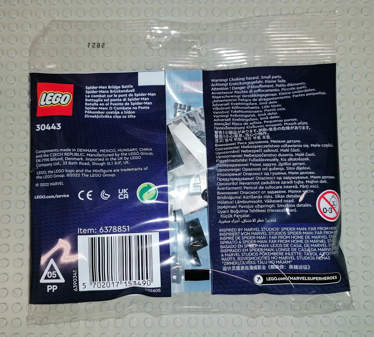 LEGO 30443 Super Heroes - Spider Man Brückenduell Polybag - Bridge Battle Marvel