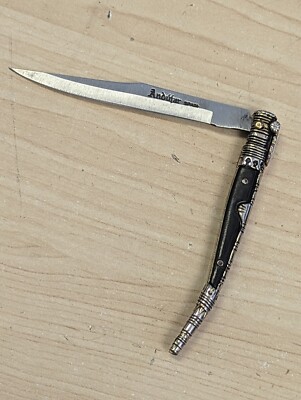Andujar Spain Vintage Folding Pocket Knife . Rare Great Shape