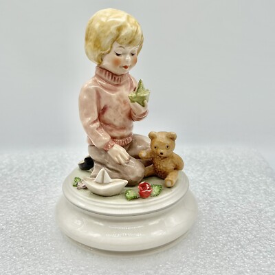 Vintage Goebel Lore 11 293 15 Boat Figurine Happy Sailing
