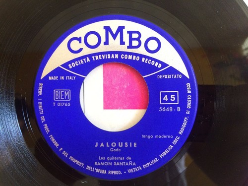 RAMON SANTAÑA -LAS GUITARRAS DE RAMON SANTAÑA- ITALIAN 7" SINGLE PS TANGO - Picture 5 of 5