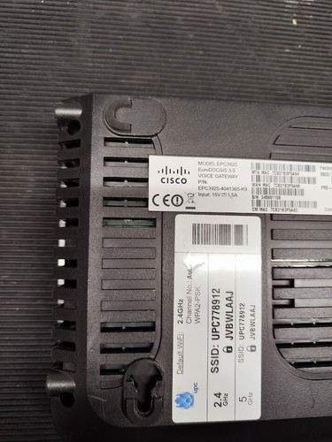 Cisco EPC3925 EuroDOCSIS 3.0 Voice Gateway - Used Fully Functional - Picture 10 of 11