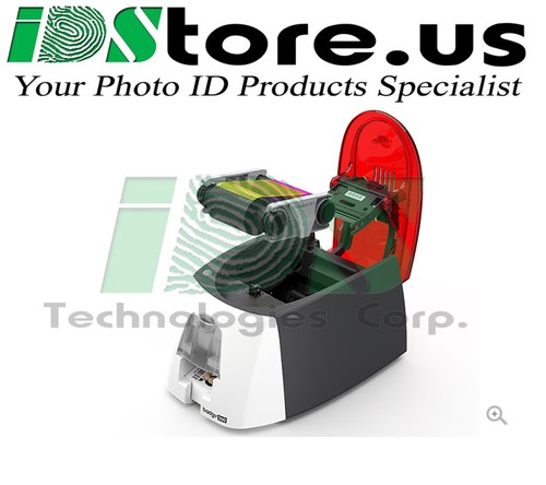 NEW Evolis Badgy200 Single-Sided ID Card Printer - B22U0000RS - Picture 3 of 5