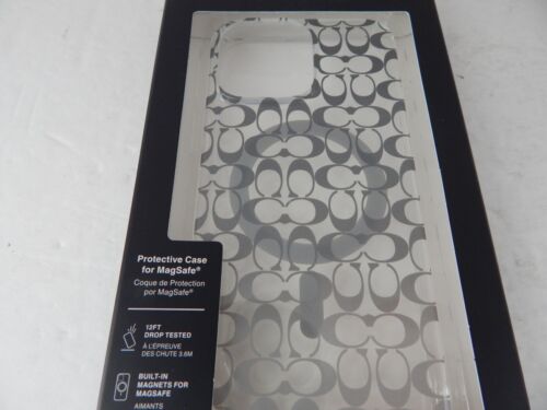 Coach Protective Case with Magsafe For iPhone 16 Pro Max Clear/Multi New - Picture 7 of 7