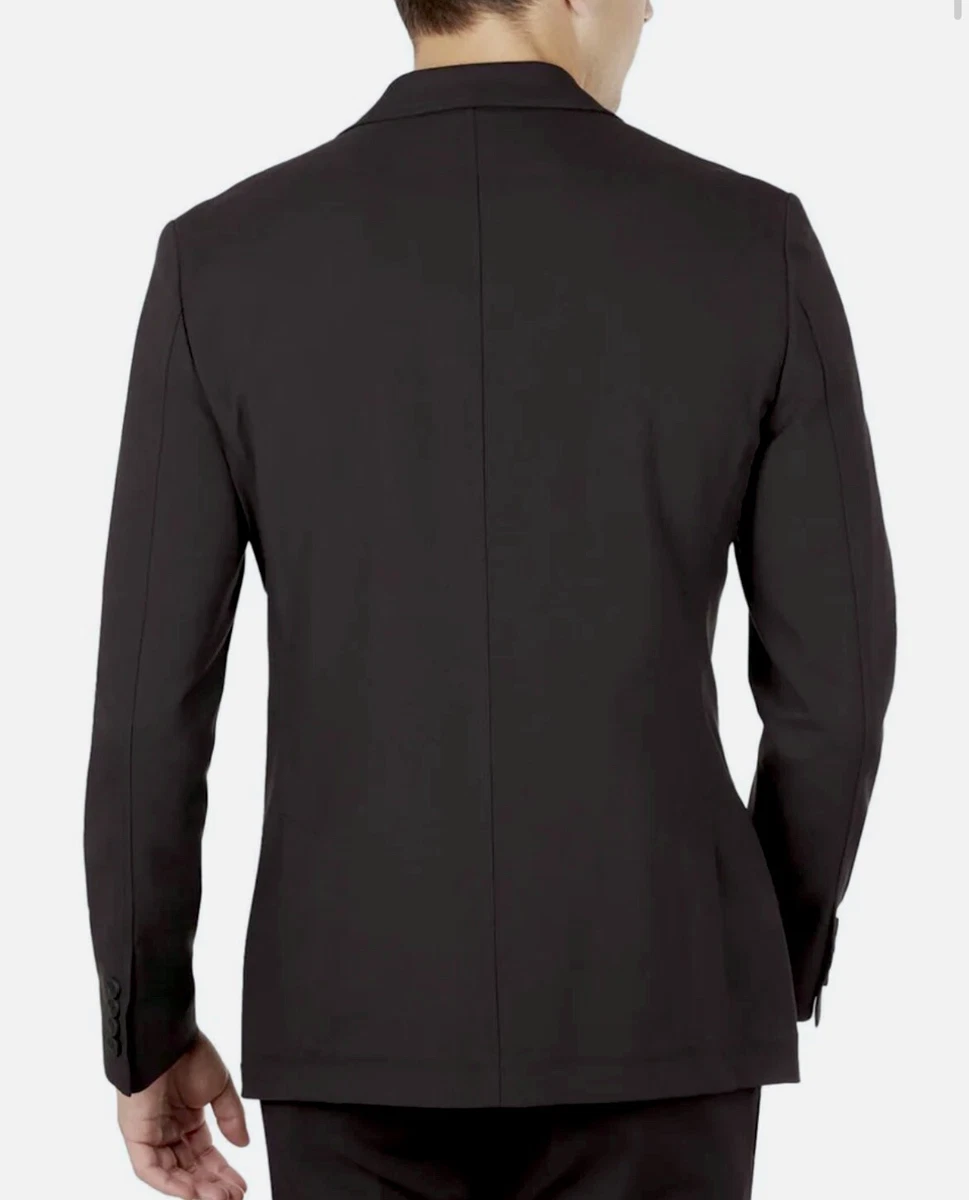 Michael Kors Mktech Kuffs Suit Jacket Blazer Mens Modern Fit Solid