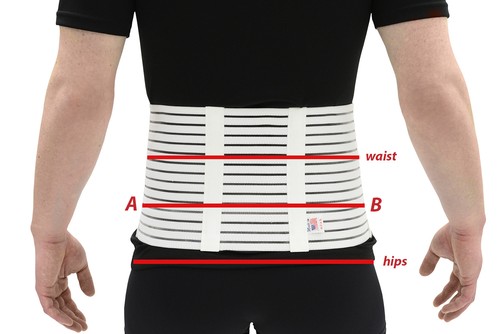 Binadora de soporte abdominal estándar ITA-MED - unisex, 9" de ancho - hecha en EE. UU. - Imagen 5 de 6