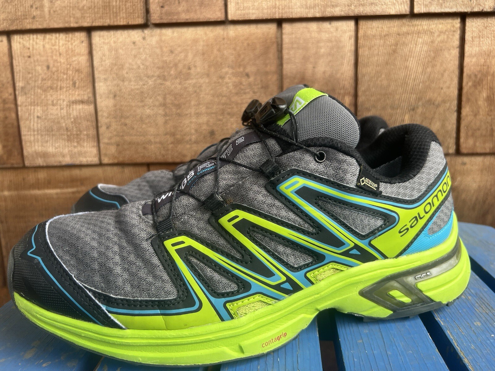 SALOMON WINGS FLYTE 2 GTX TRAIL RUNNER uomo taglia 10