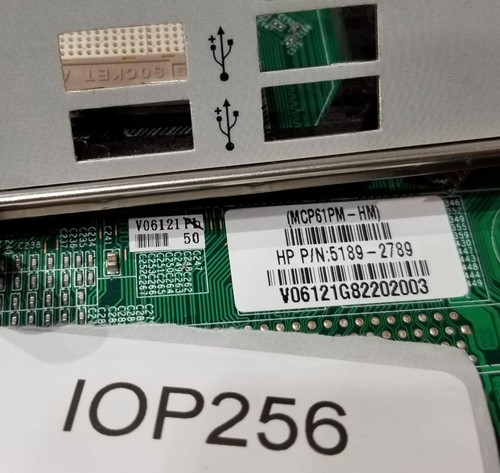 HP MCP61PM-HM Desktop Mainboard I/O Panel - Bild 2 von 2