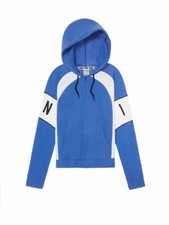 New Victoria Secret Pink Full-Zip Hoodie Jacket Top . S