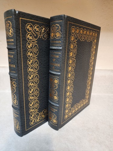 MOBY DICK Herman Melville SET 2v FRANKLIN LIBRARY 1st Edition LIMITED Illust - Picture 2 of 10