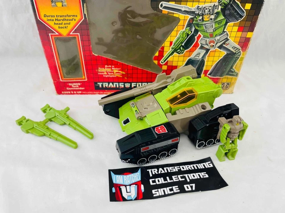Transformers Original G1 1987 Headmaster Hardhead Complete/ Box Very Nice - Image 3 of 4