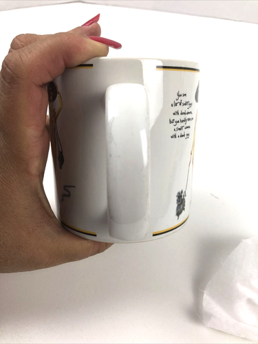 Stoneware Coffee / Tea Mugs Sakura Glamour Girls Set of 2 - Picture 10 of 10
