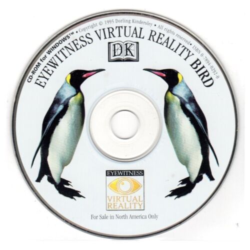 DK Eyewitness Virtual Reality Bird (Ages 3+) (PC-CD, 1995) - NEW CD in SLEEVE - 第 1/1 張圖片