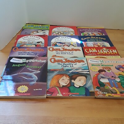 10 Cam Jansen Book Lot by David A. Adler; No duplicates & 2 calendar Mysteries 