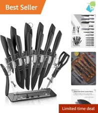 Premium High Carbon Stainless Steel Knife Set - 16 Piece with Ergonomic Handle