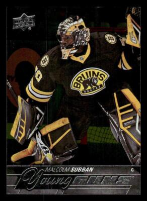 Malcolm Subban 2015-16 Upper Deck #211 Silver Foilboard (b)