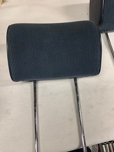 BMW 3er E21  Kopfstütze vorne Stoff Pacific Blau Fahrersitz Beifahrersitz