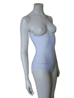 All White Cristal Lycra Body Stocking for Belly Dance, Costumes, Small