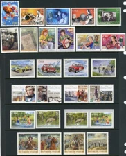 Ireland 2001 Year set  Complete Commemoratives and Souvenir Sheets  MNH