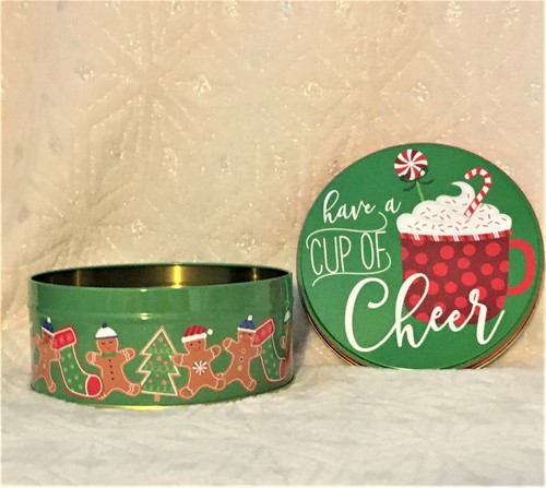 Christmas Tins SETS OF 2! New Holiday Designs! Snowmen Pickup Truck 🐧 ☃️ - Picture 29 of 29