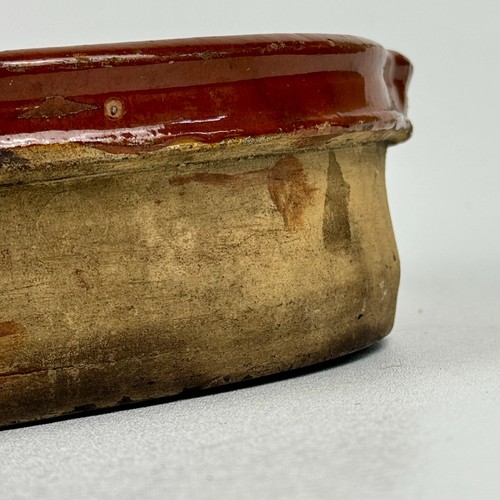 Rare 19th Century Antique French Ceramic Léchefrite—Drip Pan, The Large of 3 - Picture 9 of 12