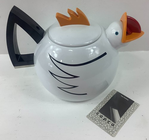 Copco 2.5 Quarts Chick-a-tea Whistling Tea Pot Kettle Chicken Hen