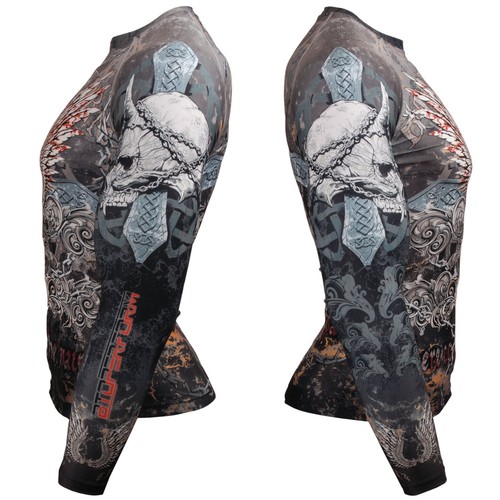 BTOPERFORM Compression Shirt Base Layer Under Skin Tight Rash guard MMA S-2 - Picture 23 of 43