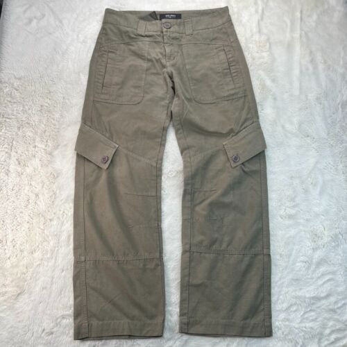 Billy Blues Womens Size 6 Green Ripstop Cargo Pants Pockets Made in USA