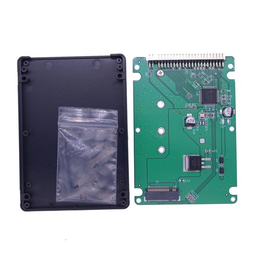 M.2 NGFF SATA SSD to 2.5 IDE 44pin Converter Adapter with Case Black White New - Picture 18 of 19