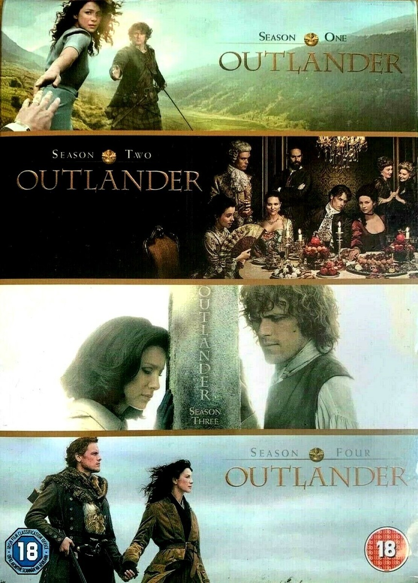 Outlander Seasons 1-4 [DVD-2018, 8-Disc] Region Sam Heughan