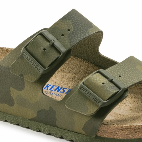 Birkenstock BS Arizona Birko-Flor Desert Soil Camo Green Unisex Sandal - Picture 5 of 7