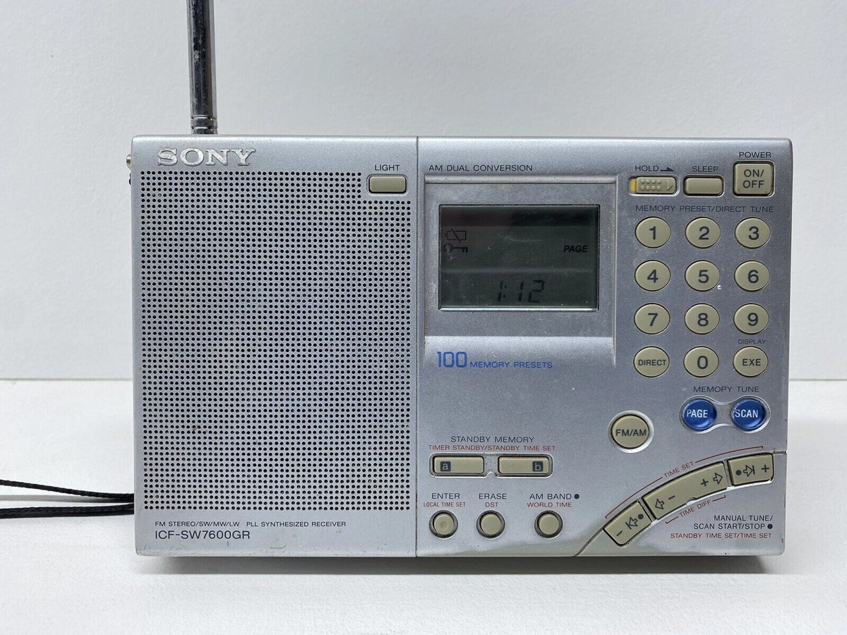 SONY ICF-7600DA FM.LW.MW.SW 短波ラジオ Z841-I23-3085 SONY ソニー