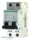 Schneider Multi 9 - C60H C220-24988 - 20a Type C Double Pole MCB New